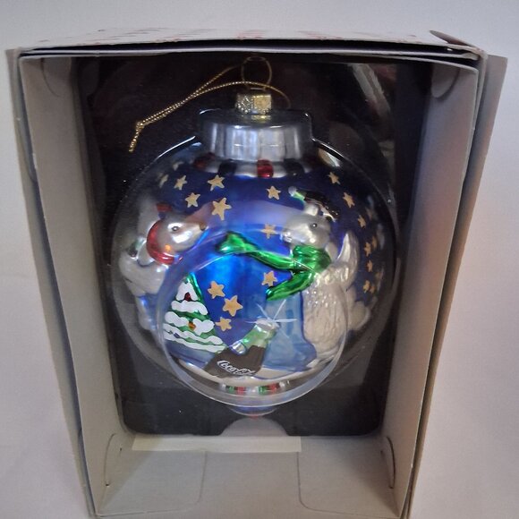 Coke Coca Cola Ornament - COKE BEAR ORNAMENT - Picture 2 of 4